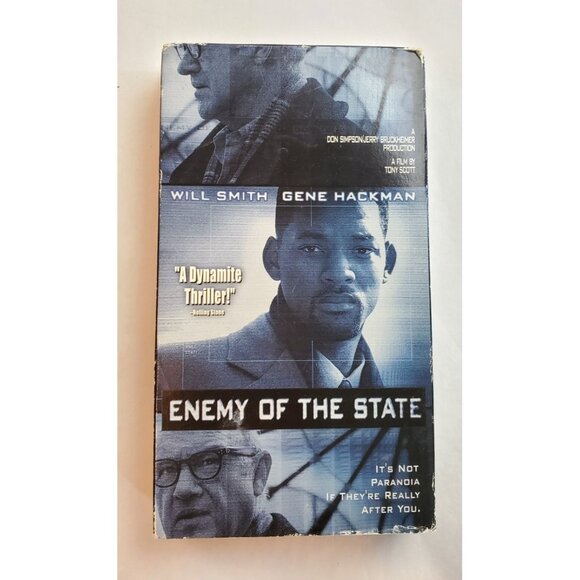 Enemy Of The State VHS Tape 1992 - Will Smith Gene Hackman - Picture 1 of 5
